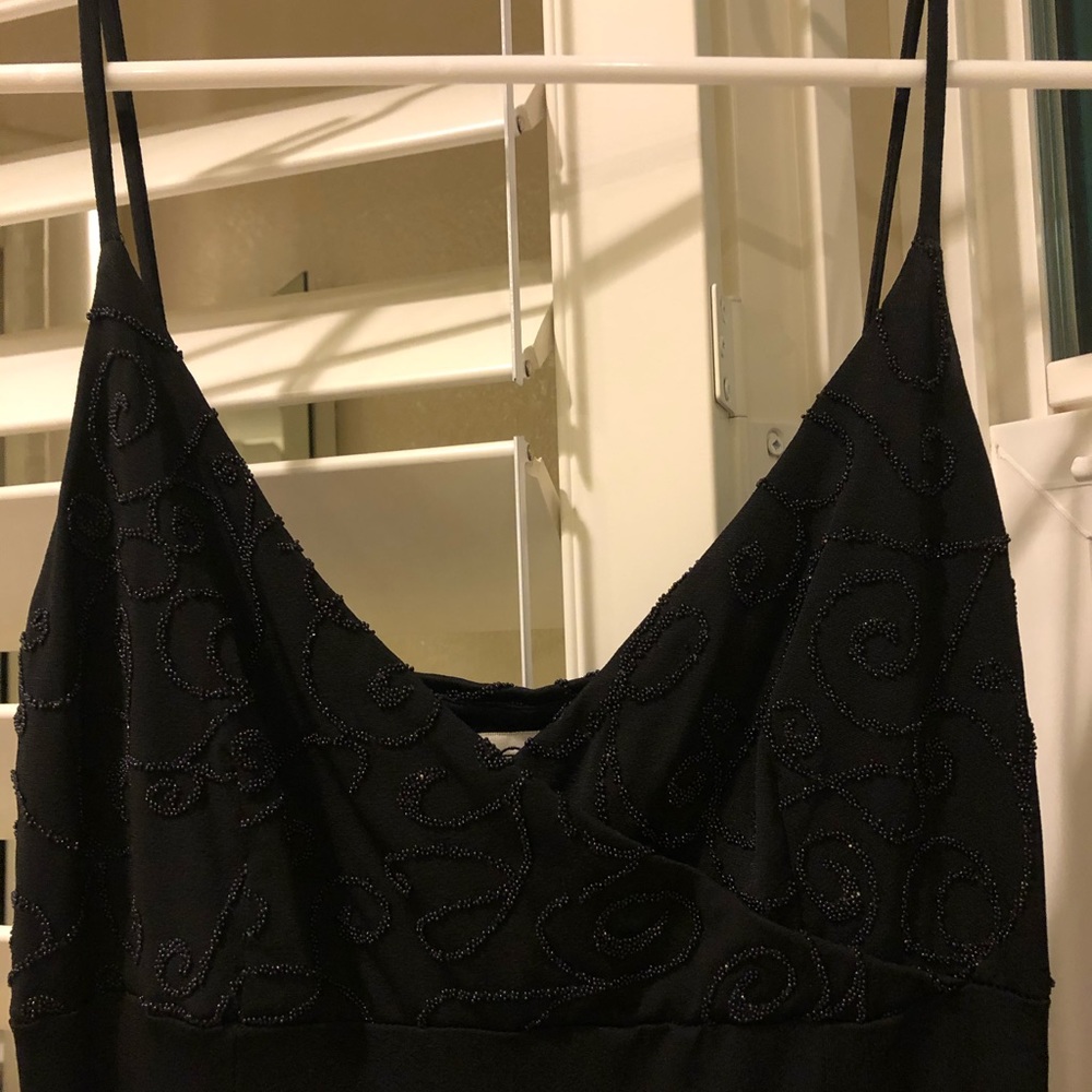 Bebe black formal gown - S